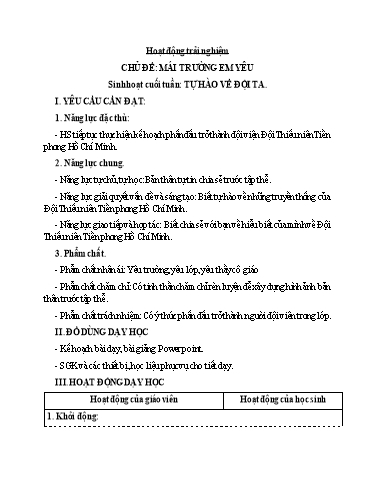 Giáo án môn Tiếng Việt + Toán Lớp 3 - Tuần 12 - Năm học 2023-2024 - Lê Thị Lan