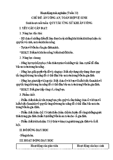 Giáo án Tiếng Việt + Toán 3 - Tuần 24 - Năm học 2023-2024 - Lê Thị Lan