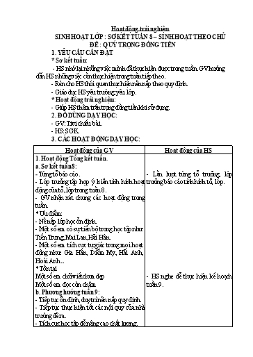 Giáo án Tiếng Việt + Toán 3 - Tuần 9 - Năm học 2023-2024 - Lê Thị Phương