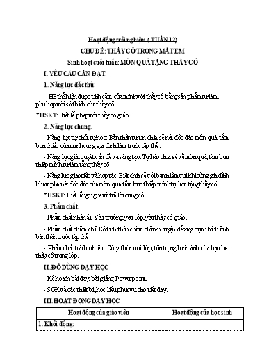 Giáo án Tiếng Việt + Toán Lớp 3 - Tuần 13 - Năm học 2023-2024 - Lê Thị Lan