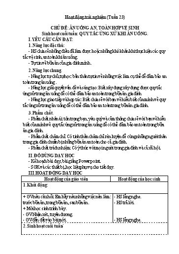 Giáo án Tiếng Việt + Toán Lớp 3 - Tuần 24 - Năm học 2023-2024 - Lê Thị Lan