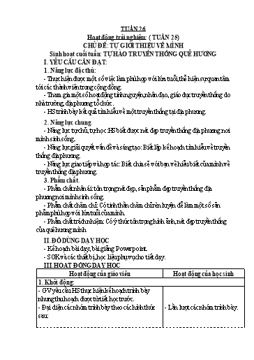 Giáo án Tiếng Việt + Toán Lớp 3 - Tuần 26 - Năm học 2023-2024 - Lê Thị Lan