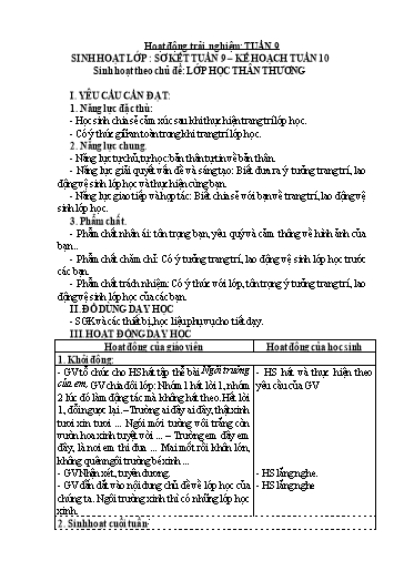 Kế hoạch bài dạy Tiếng Việt + Toán 3 - Tuần 10 - Năm học 2023-2024 - Nguyễn Thị Hậu