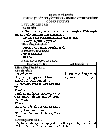 Kế hoạch bài dạy Tiếng Việt + Toán 3 - Tuần 10 - Năm học 2023-2024 - Nguyễn Thị Kim Lý