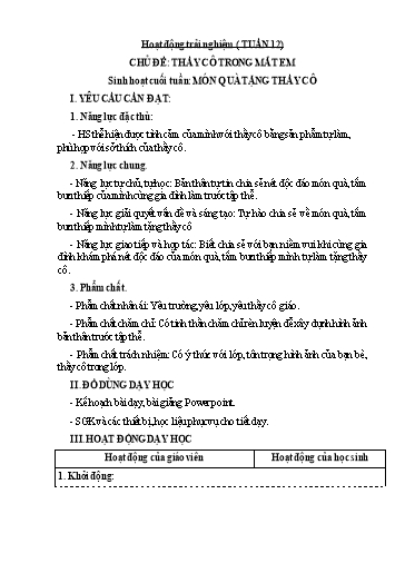 Kế hoạch bài dạy Tiếng Việt + Toán 3 - Tuần 12 - Năm học 2024-2025 - Nguyễn Thị Kim Lý