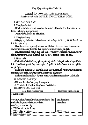 Kế hoạch bài dạy Tiếng Việt + Toán 3 - Tuần 24 - Năm học 2023-2024 - Nguyễn Thị Hậu