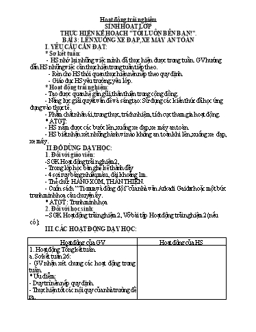 Kế hoạch bài dạy Tiếng Việt + Toán 3 - Tuần 27 - Năm học 2023-2024 - Nguyễn Thị Kim Lý
