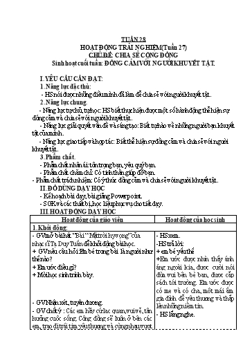 Kế hoạch bài dạy Tiếng Việt + Toán 3 - Tuần 28 - Năm học 2024-2025 - Lê Thị Phương