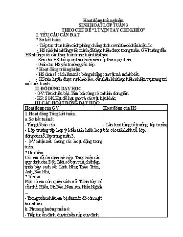 Kế hoạch bài dạy Tiếng Việt + Toán 3 - Tuần 4 - Năm học 2023-2024 - Nguyễn Thị Kim Lý