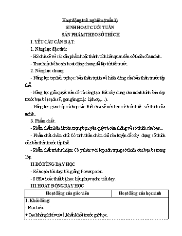 Kế hoạch bài dạy Tiếng Việt + Toán 3 - Tuần 4 - Năm học 2023-2024 - Nguyễn Thị Hậu