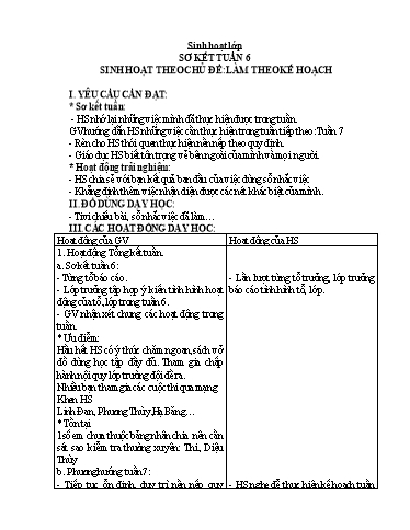 Kế hoạch bài dạy Tiếng Việt + Toán 3 - Tuần 7 - Năm học 2023-2024 - Nguyễn Thị Hậu