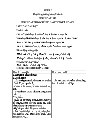Kế hoạch bài dạy Tiếng Việt + Toán 3 - Tuần 7 - Năm học 2024-2025 - Nguyễn Thị Kim Lý