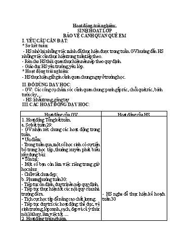 Kế hoạch bài dạy Tiếng Việt + Toán Lớp 3 - Tuần 30 - Năm học 2023-2024 - Nguyễn Thị Kim Lý